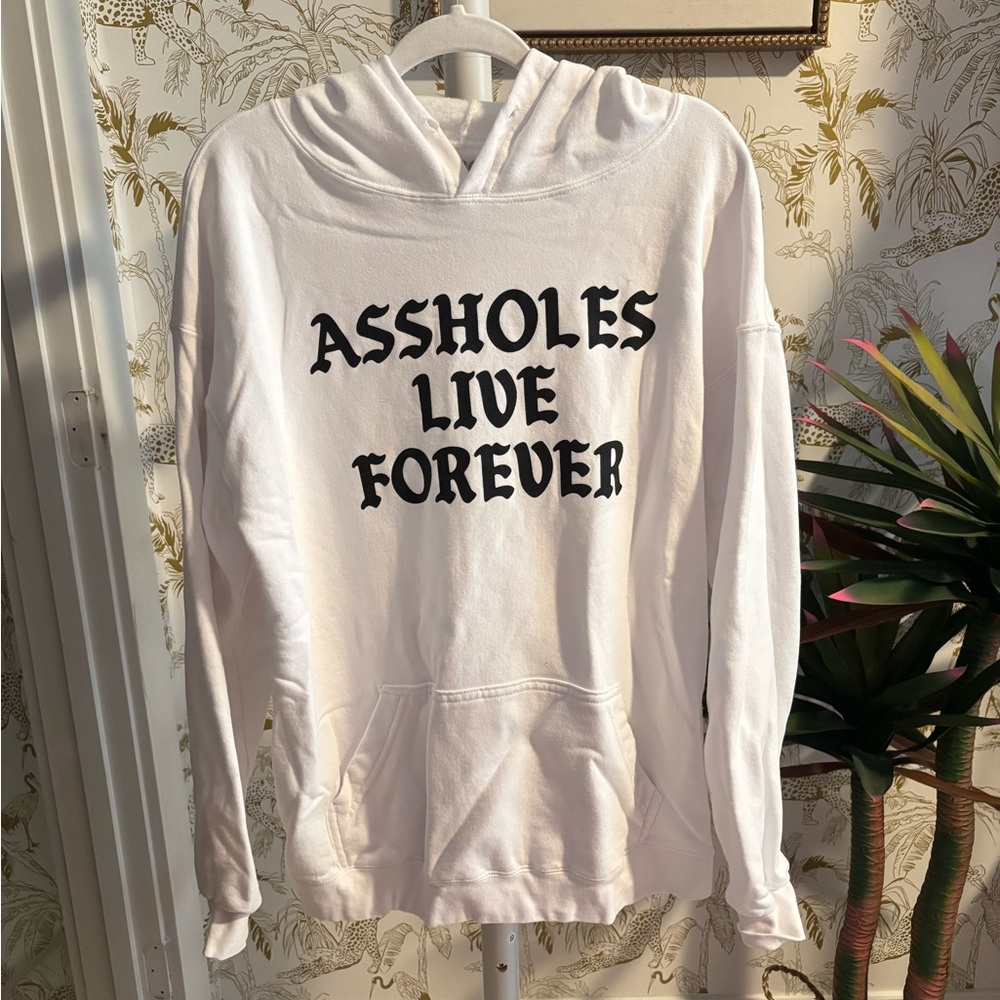 ALF White Graphic Hoodie